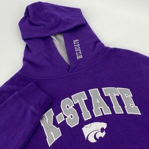 Kansas State Wildcats Hoodie Youth Large 16/18 Purple Hoodie K State Collegiate